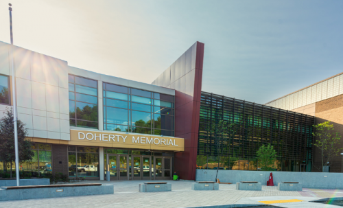 King Painting successfully completes the new $265M, 425,000 sf Doherty High School in Worcester, MA for Fontaine Brothers.